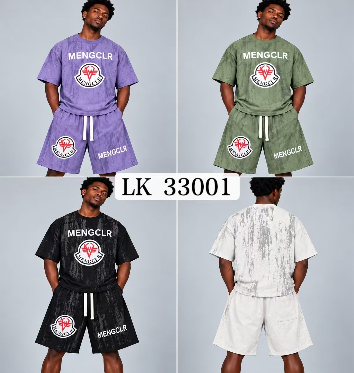 380g T-shirt 2pcs 2