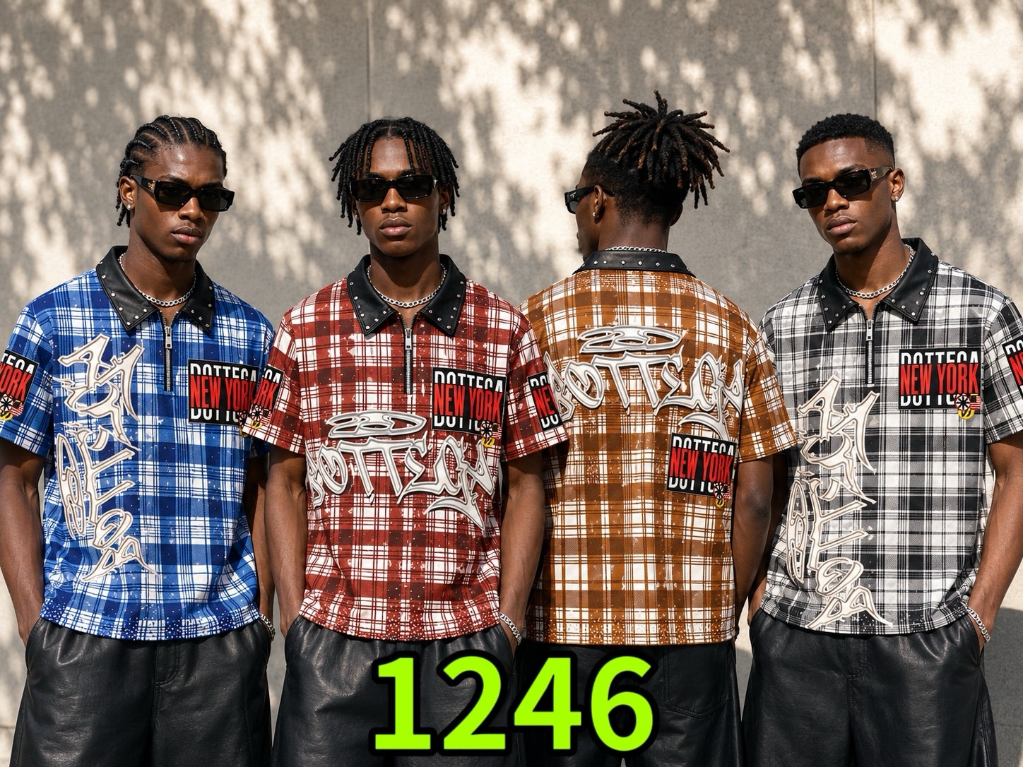 300g Plaid T-shirt 2