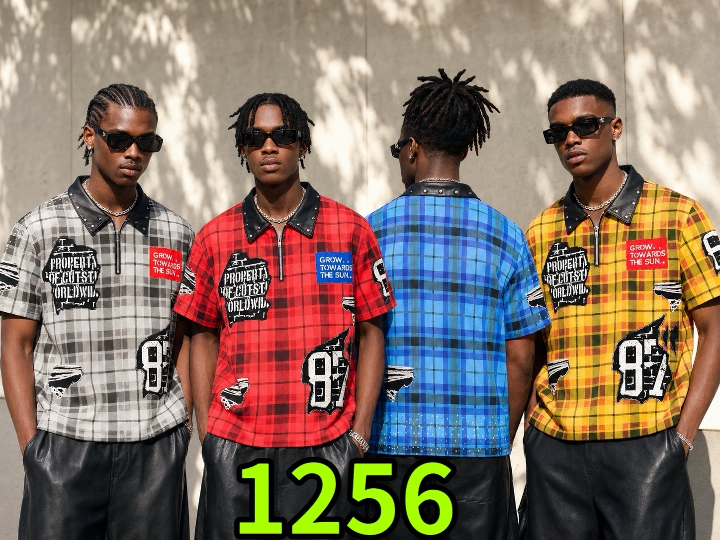 300g Plaid T-shirt 7