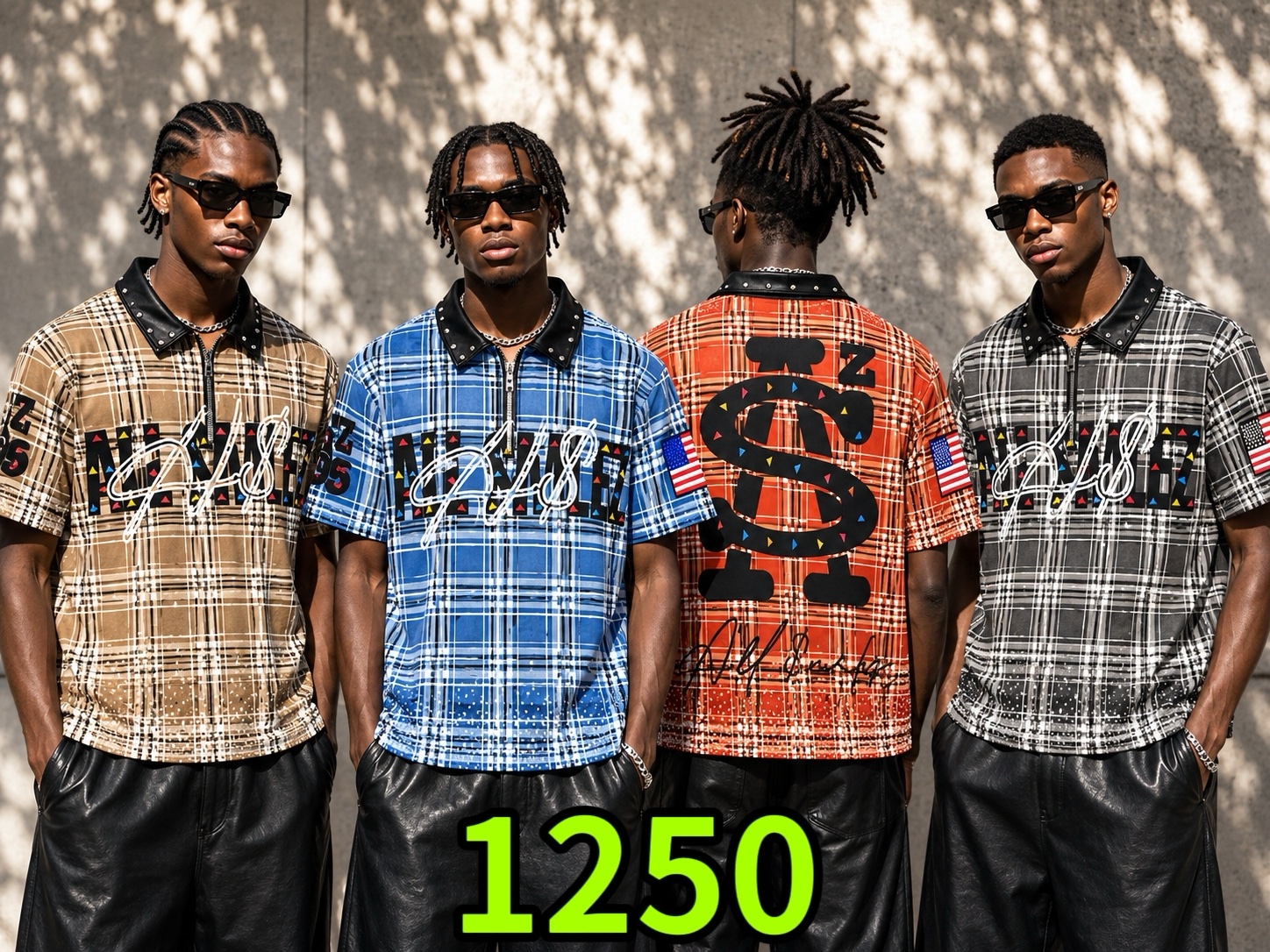 300g Plaid T-shirt 8