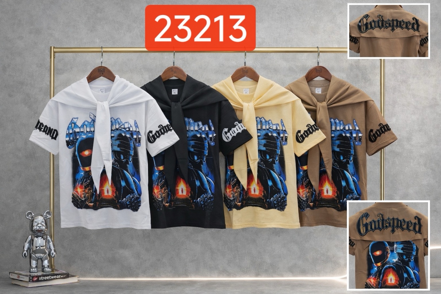 240g scarf T-shirt 11