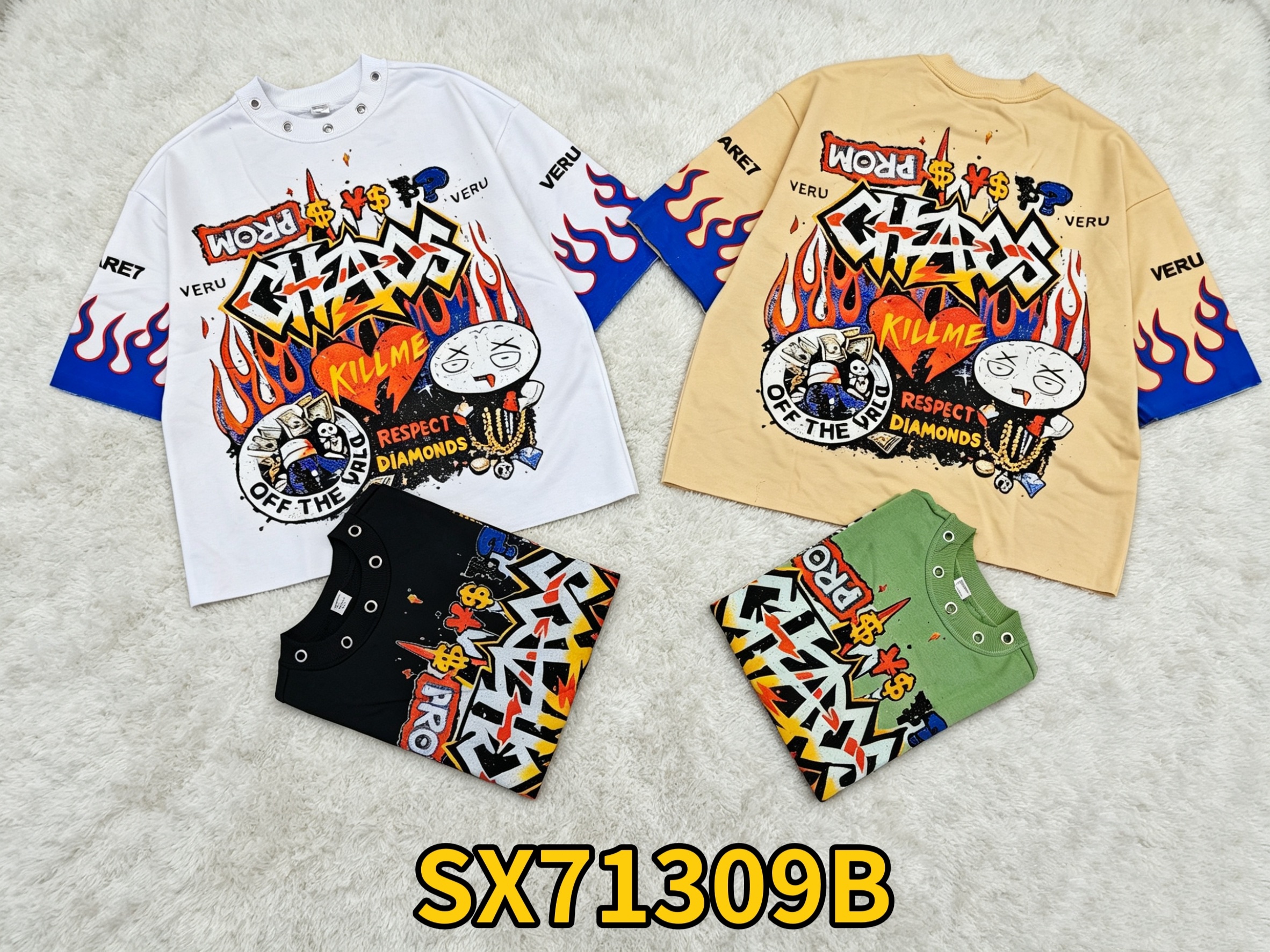 380g half sleeves 18