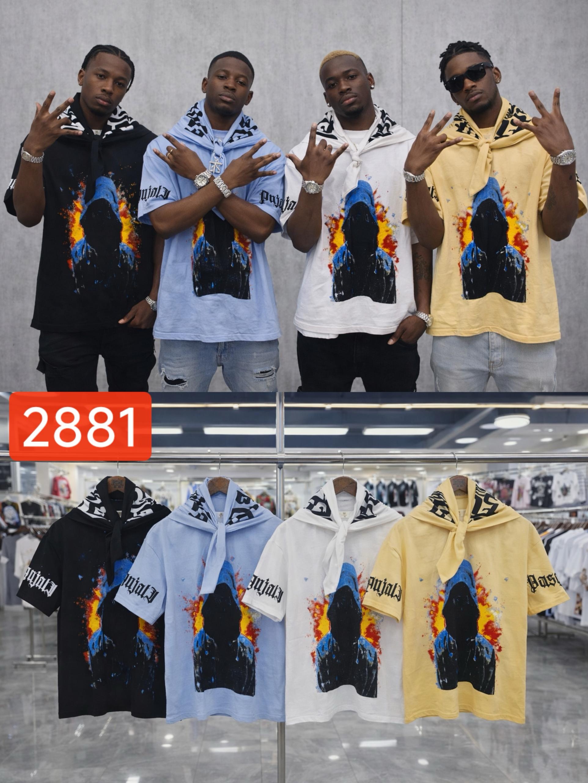 240g scarf T-shirt 17