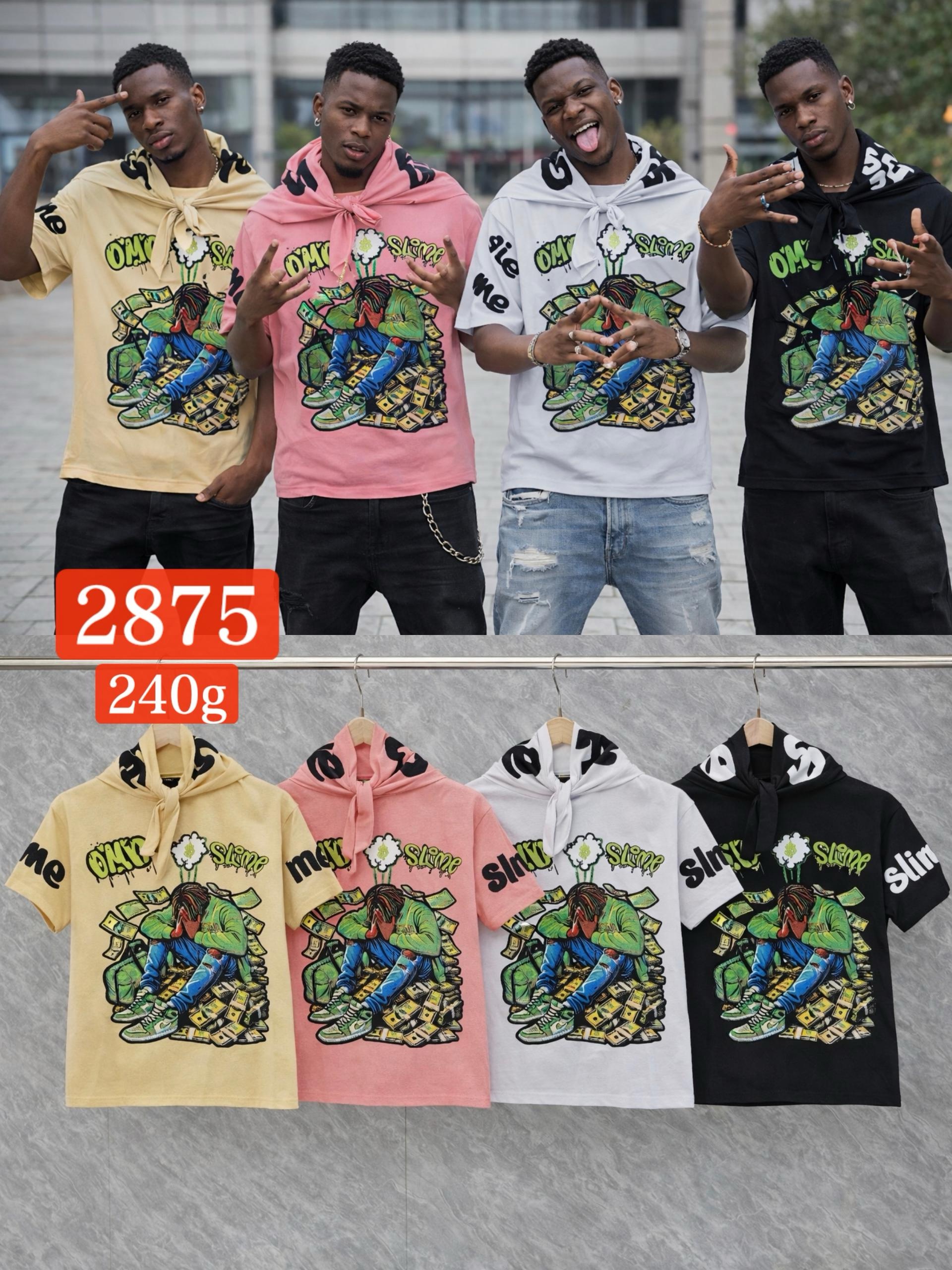 240g scarf T-shirt 16