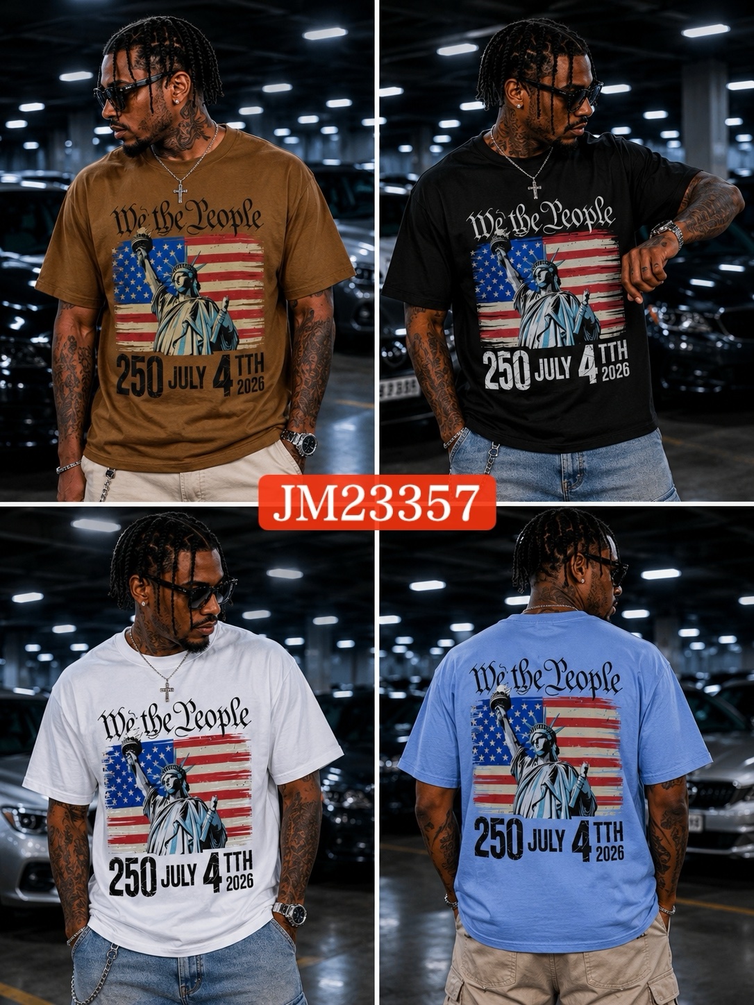 240g graphic T-shirt 123