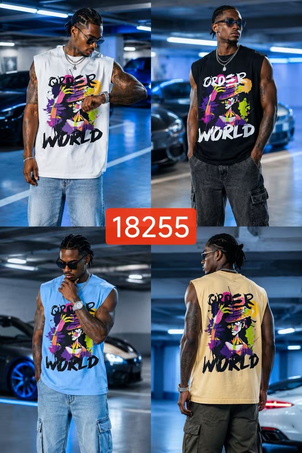 240g graphic armless 100