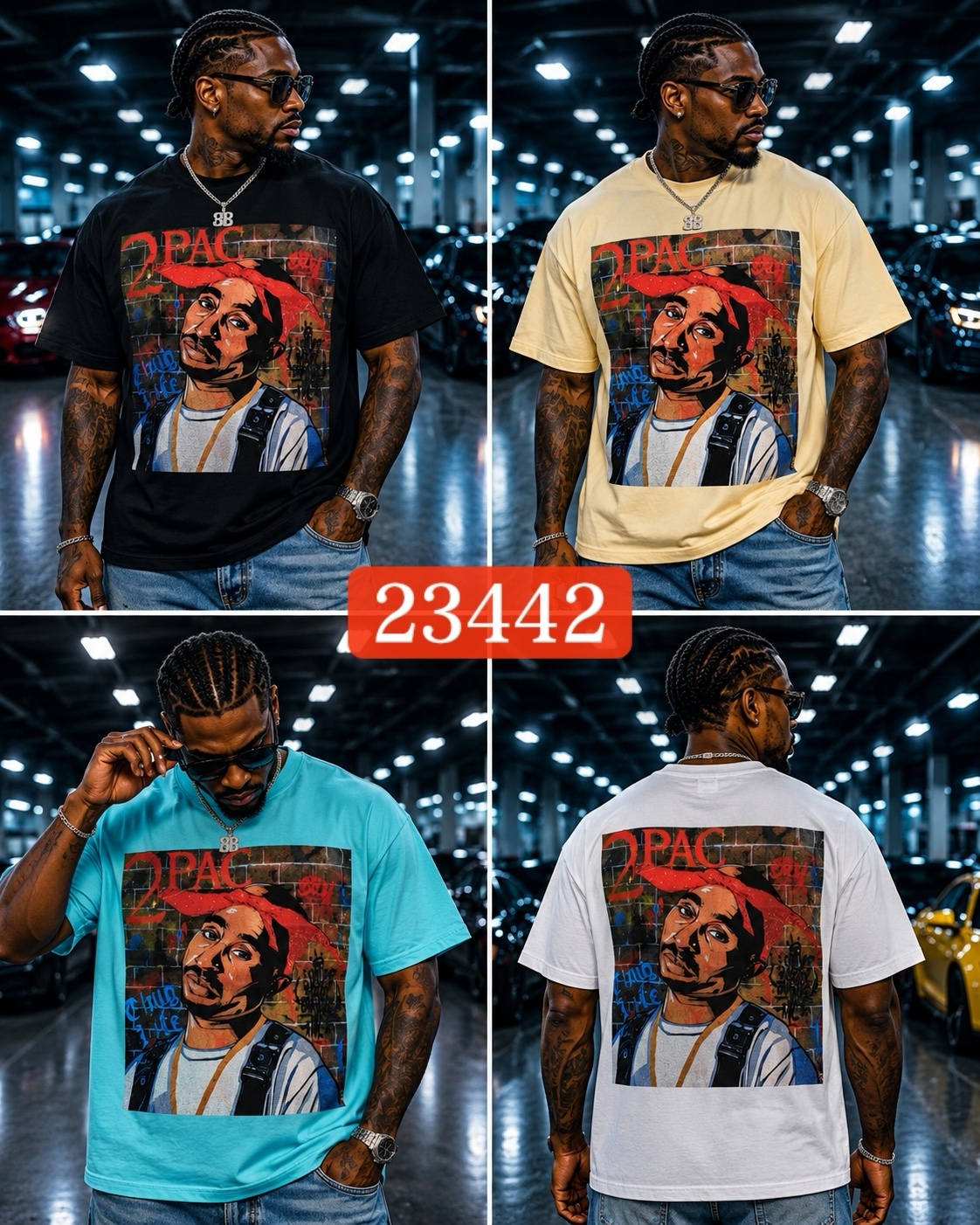240g graphic T-shirt 74